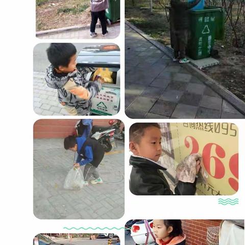 做文明小学生，志愿服务暖社区