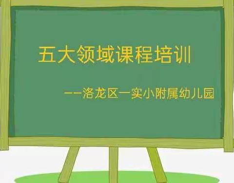 【学无止境，你我同行】——洛龙区一实小附属幼儿园五大领域课程培训