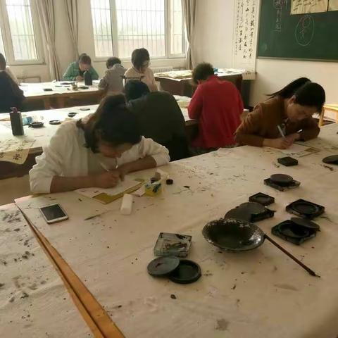 书画人生，怡情养性。――暨领头小学2017-2018学年第二学期教师硬笔书法比赛作品展示。