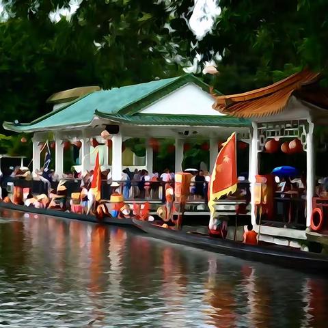 端午节：水彩画般的龙舟亲戚汇！