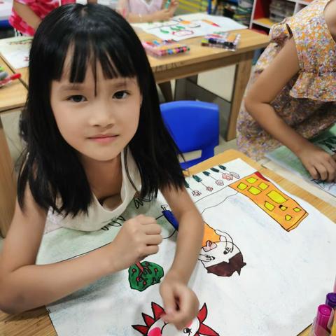 前年的7月我还在教小朋友，一晃离退休了