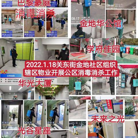 金地社区2022.1.17-2022.1.23工作周报