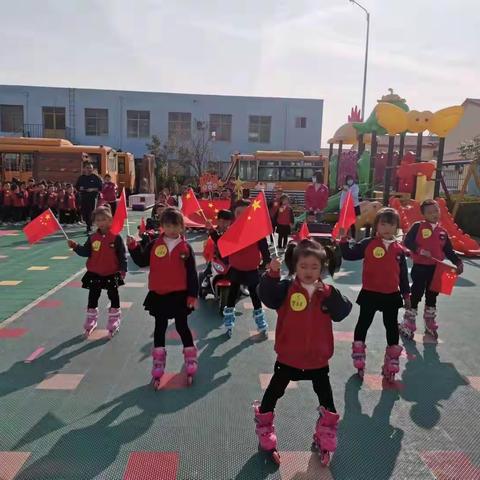 明星幼儿园朵一童心童梦助威冬奥运动会