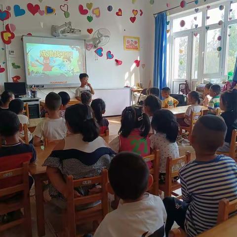 南马学校碑资幼儿园“说普通话，迈进新时代”双推月活动