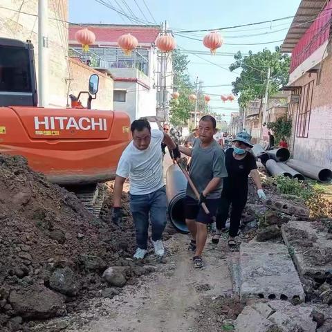 乔庙镇周村： “过硬组织”激发“过硬担当” ——污水管网全力干，乡村容貌展新颜