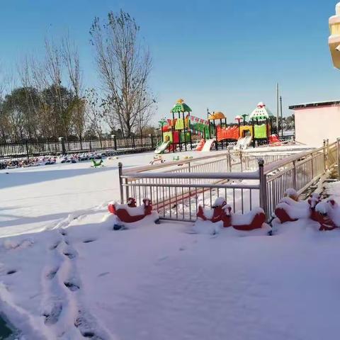 家园连心齐扫雪，共筑安全防线