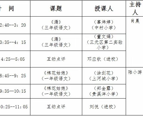 教研如花，馨香悠长--三元区第二实验小学总校共同体教学研讨活动