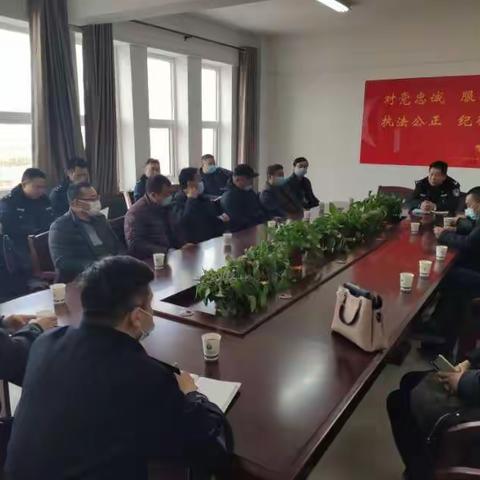 马王警务站开展“向人民汇报”座谈会