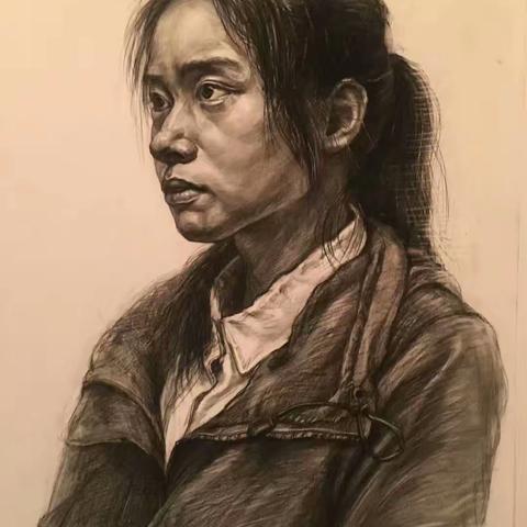 七彩美术工作室素描班绘画时光