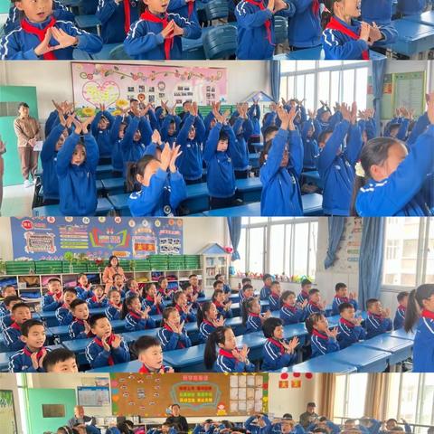 歌声飞扬，激情荡漾—高青双语学校小学部“午间一支歌”高段展示