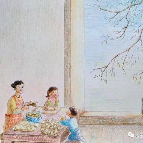 二十四节气等彩铅画（小梅）