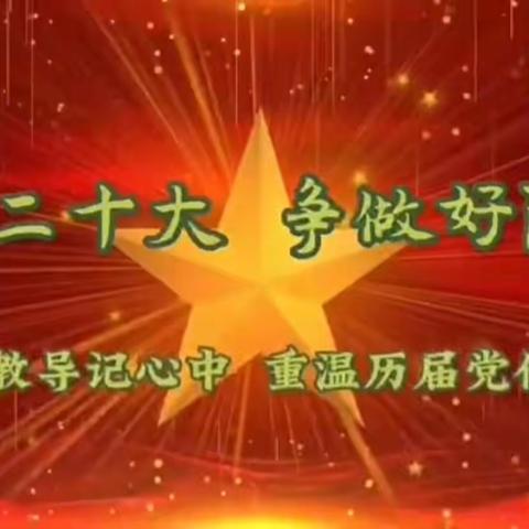 乌鲁木齐市第115中学“喜迎二十大 争做好队员”——习爷爷教导记心间重温历届党代会