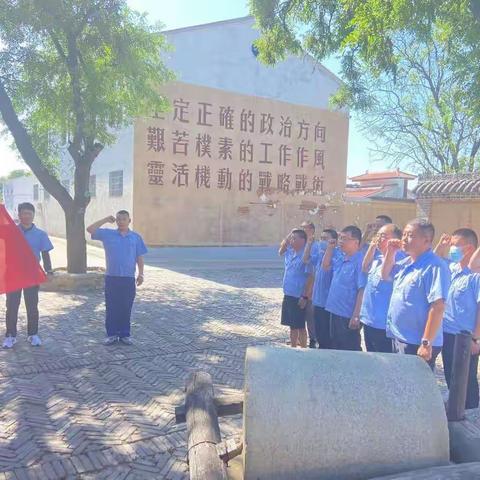 台上供水站党支部开展“追寻红色记忆   礼赞建党百年 ”主题党日活动