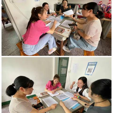 教与研携手，学与思并肩—上梅二小一年级语文组教研活动