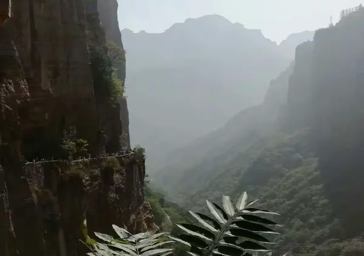漫步在太行山上