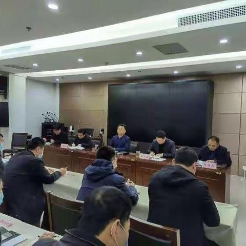 全县大气污染防治暨农业生产机械加装喷淋设施工作安排部署会议