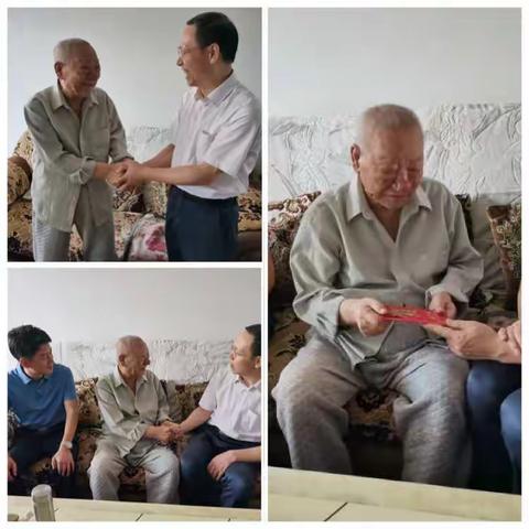 抗战胜利75周年，165所党委李书记带队走访慰问离休老干部