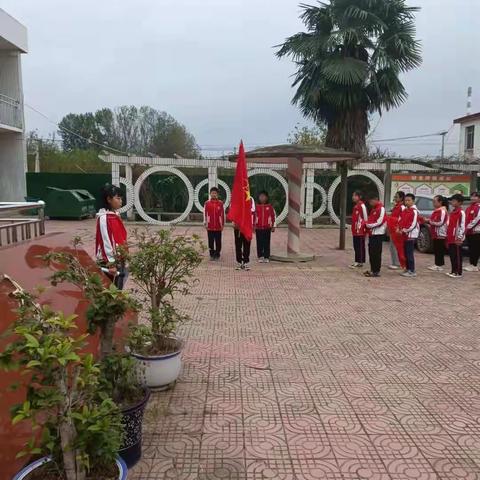 “红领巾  心向党”蒲山镇高庄中心小学少先队入队仪式