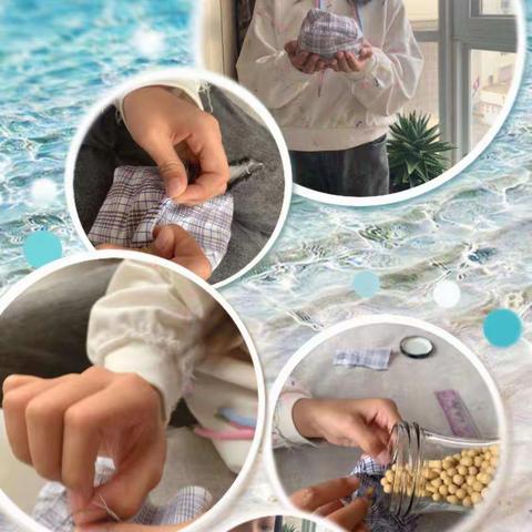 巧手缝制沙包   享受动手乐趣一一 五（3）班实践活动剪影