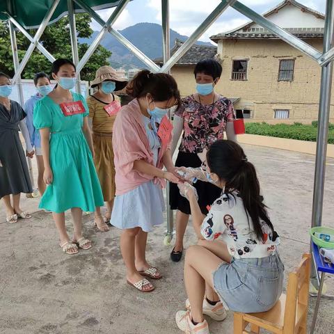 华安县大地幼儿园——“疫情复学安全演练”