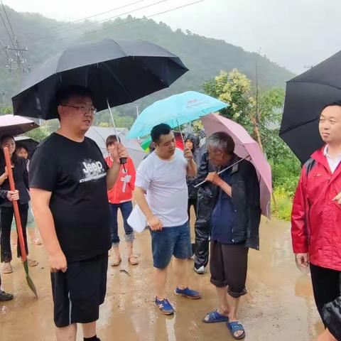 陕州区店子乡:党旗在抗洪抢险一线高高飘扬