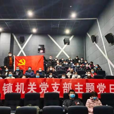 姚店镇组织开展党史学习教育红色观影活动