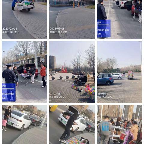 高新区商颂中队3月8日工作小结