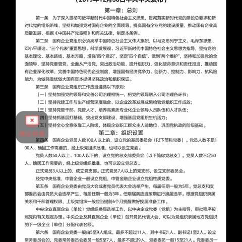 海口分行世贸党支部组织《中国共产党国有企业基层组织工作条例（试行）》主题会议