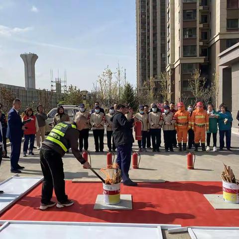 多方联动促平安 消防演练落实处