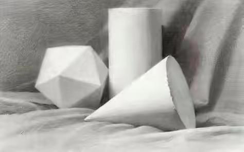 素描圆锥体的绘画步骤