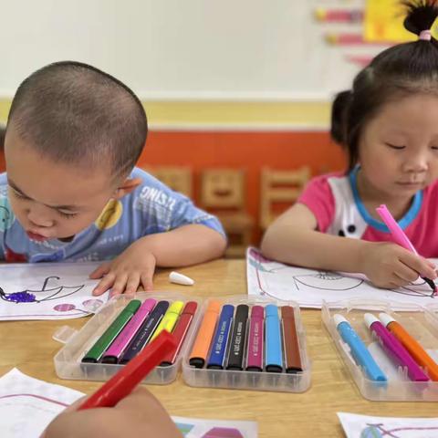 童心绘画—记肥城市实验幼儿园桃苗三班每周一画教学活动