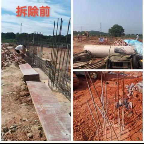 湾里乡顺利拆除违章建筑