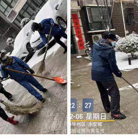 【守初心，担使命】物业服务齐行动，清扫积雪便出行