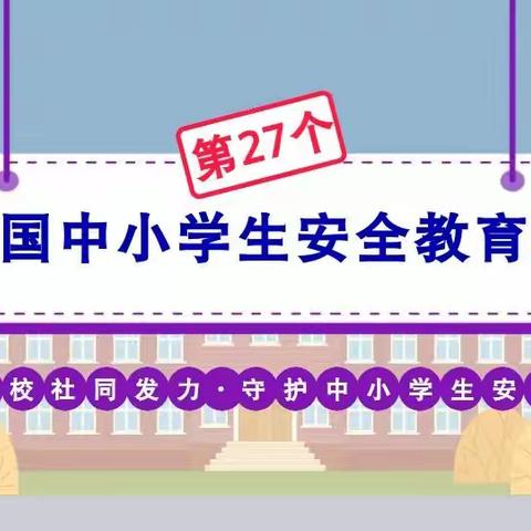 3.28 全国中小学生安全教育日 ——河洲镇中心学校安全教育主题活动