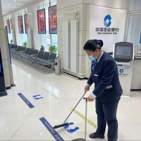 八五二支行环境美化日