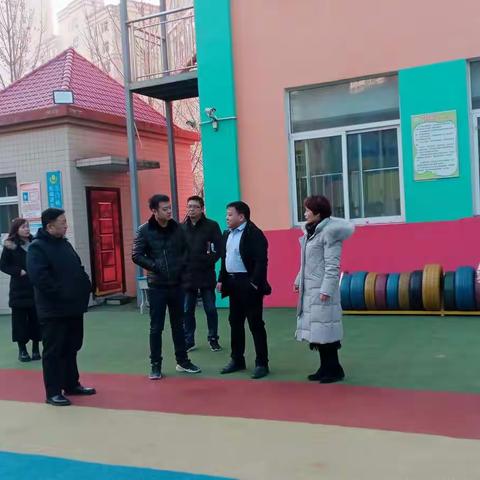 迎宾花园幼儿园迎接上级领导检查调研工作