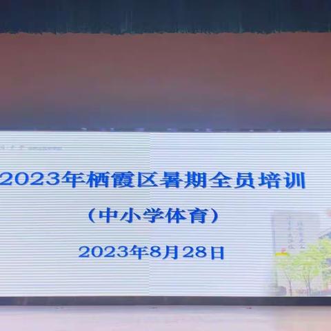 专家引领促前行 学无止境共成长——2023年暑期栖霞区中小学体育学科教师主题培训活动