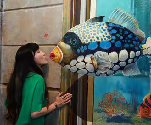 泰国艺术之旅（梦幻3D艺术馆）·世界BZ文化大使王茗茗