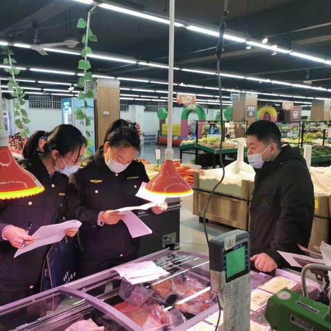 未央区市场监管局组织对辖区农村食品经营单位规范化建设工作进行检查验收