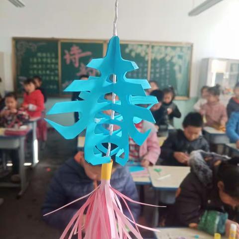 后播明小学三年级手工课——流苏