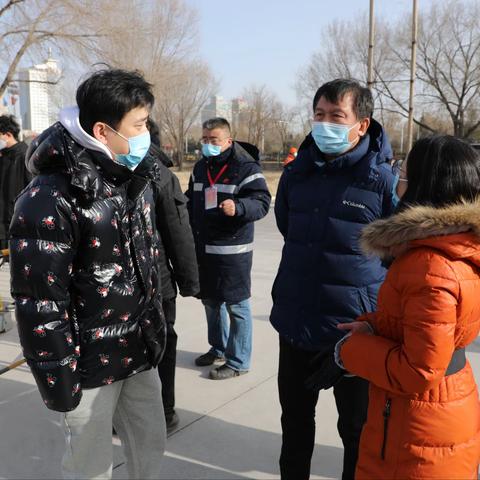 甘家口街道组织重点区域人员核酸检测