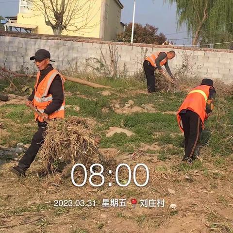 刘庄村3日31日人居环境工作日志