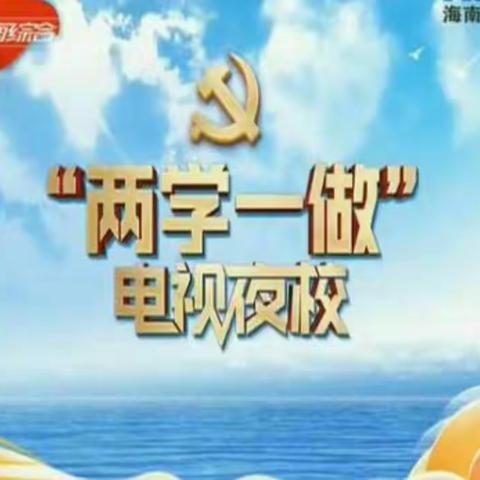 海口市白沙门小学党员教师观看2018年海南省“两学一做”电视夜校第四期节目