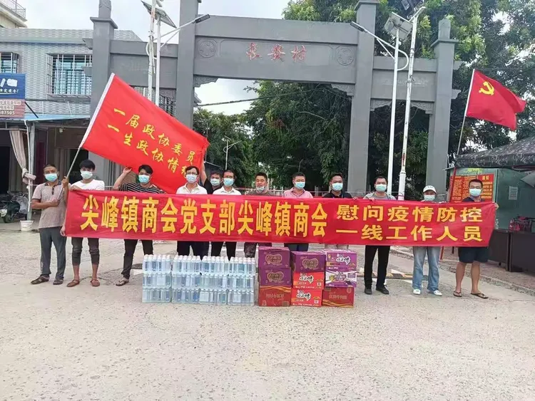 乐东县尖峰镇商会党支部尽显担当，凝心聚力支援抗疫