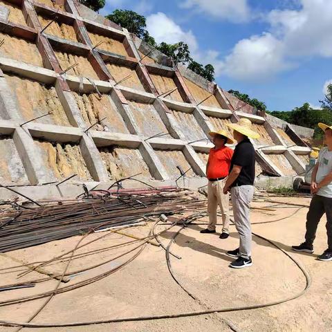 天涯区应急管理局到地质灾害点、水库进行检查