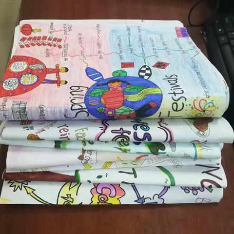 图文并茂，创意思考一一德龙学校五至八年级英语思维导图设计大赛