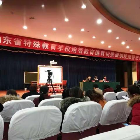 山东省特殊教育学校培智教育德育优秀课例观摩活动之一
