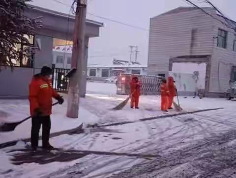 [御河•小南头环卫管理公司]即下即清，雪停路净