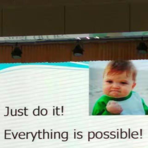 充实的假期，我们在成长  Just do it ,everything is possible!