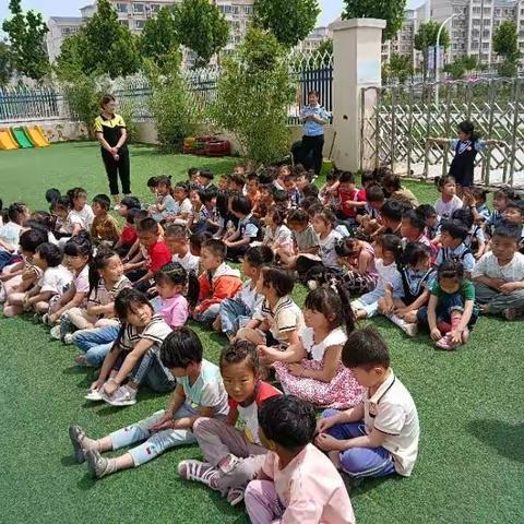 2021年6月3日黄金堤乡派出所王志杰所长，安排民警到金乡水岸幼小学、金乡水岸幼儿园上安全课。